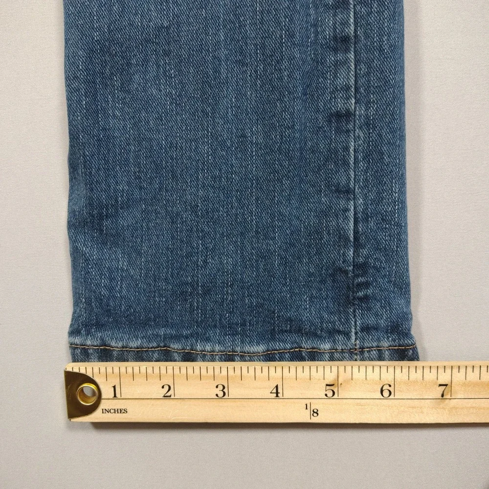 Eddie Bauer Jeans Mens 30x30 Blue Straight Leg Stretch Denim Cotton